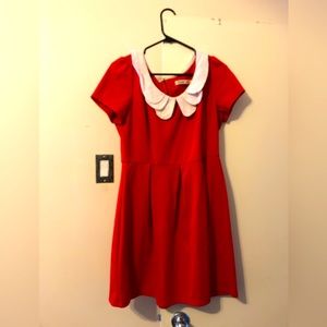 Babydoll red dress